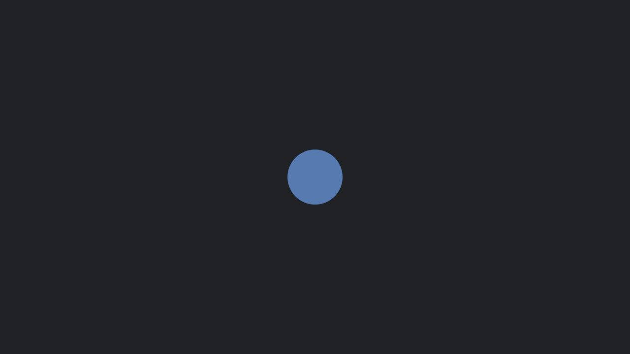 A single blue circle, for practising control of vergence eye movements and the perception of diplopias