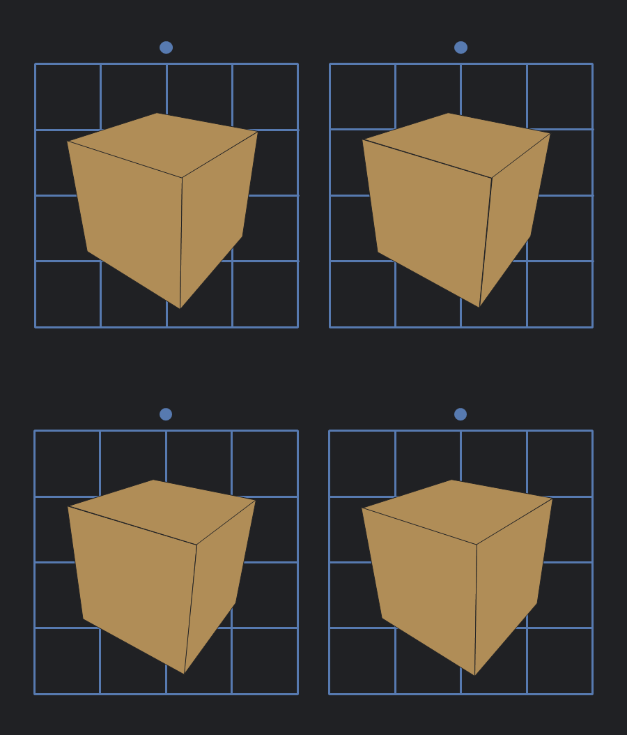 Stereogram of a cube